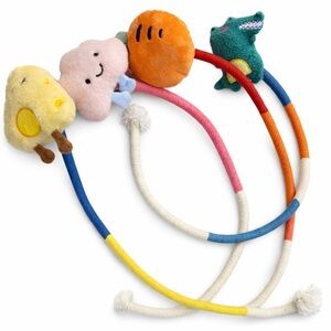 Interactive Plush Rope Dog Toy Set – Durable Tug & Chew Toys with Cute Character